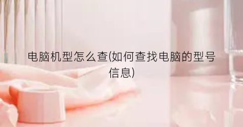 “电脑机型怎么查(如何查找电脑的型号信息)