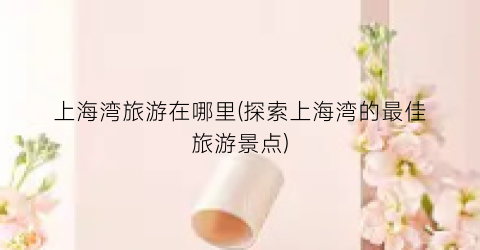 上海湾旅游在哪里(探索上海湾的最佳旅游景点)