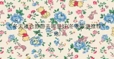 冬天适合旅游去哪里好(冬季旅游推荐地)