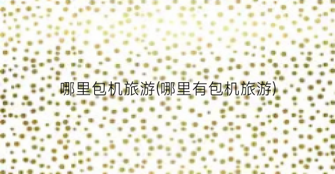 哪里包机旅游(哪里有包机旅游)