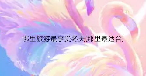 哪里旅游最享受冬天(那里最适合)