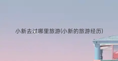 小新去过哪里旅游(小新的旅游经历)