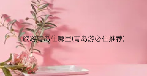旅游青岛住哪里(青岛游必住推荐)