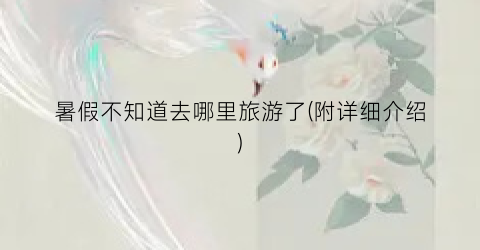 暑假不知道去哪里旅游了(附详细介绍)