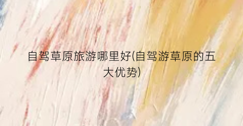 自驾草原旅游哪里好(自驾游草原的五大优势)