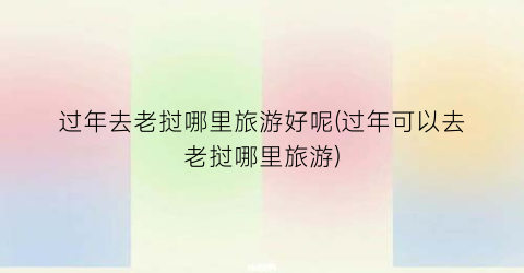 过年去老挝哪里旅游好呢(过年可以去老挝哪里旅游)