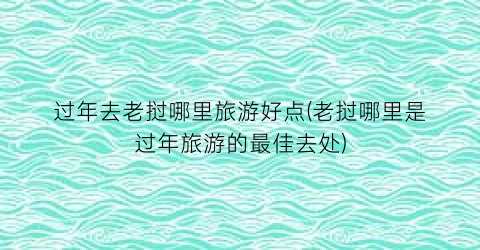 过年去老挝哪里旅游好点(老挝哪里是过年旅游的最佳去处)