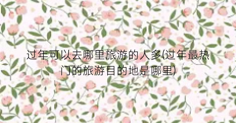 过年可以去哪里旅游的人多(过年最热门的旅游目的地是哪里)
