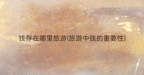 钱存在哪里旅游(旅游中钱的重要性)