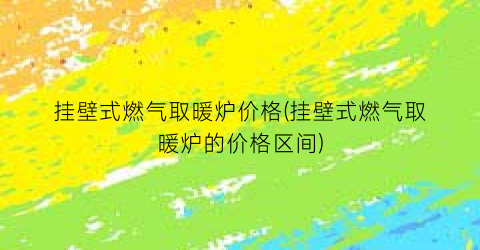挂壁式燃气取暖炉价格(挂壁式燃气取暖炉的价格区间)