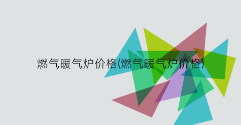 燃气暖气炉价格(燃气暖气炉价格)