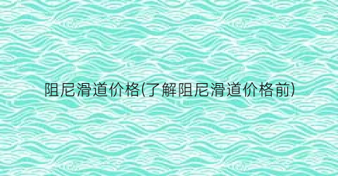 阻尼滑道价格(了解阻尼滑道价格前)