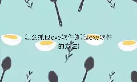 “怎么抓包exe软件(抓包exe软件的方法)
