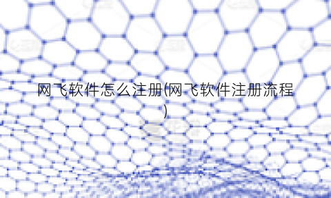 “网飞软件怎么注册(网飞软件注册流程)