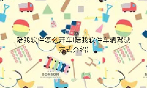 “陪我软件怎么开车(陪我软件车辆驾驶方式介绍)