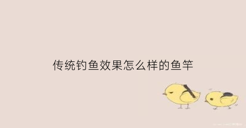 传统钓鱼效果怎么样的鱼竿(传统钓用什么杆子好)