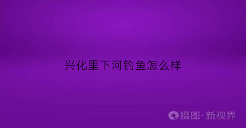 兴化里下河钓鱼怎么样(兴化哪里有野钓的河)