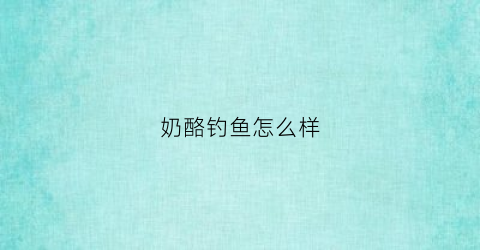 奶酪钓鱼怎么样(奶酪鱼饵)
