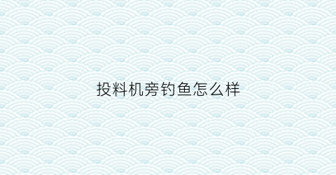 投料机旁钓鱼怎么样