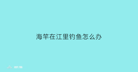 “海竿在江里钓鱼怎么办(海竿在江里钓鱼怎么办视频)