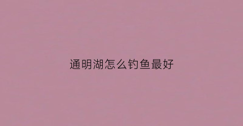 通明湖怎么钓鱼最好(通明湖一圈多少公里)