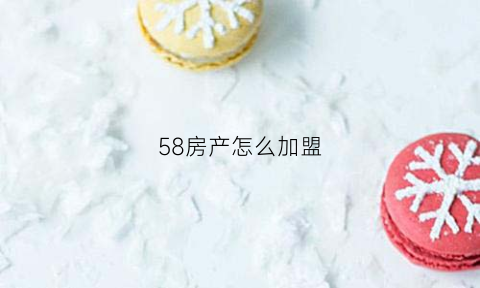 58房产怎么加盟(58房产怎么样)