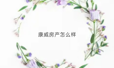 康威房产怎么样(康威房产怎么样可靠吗)