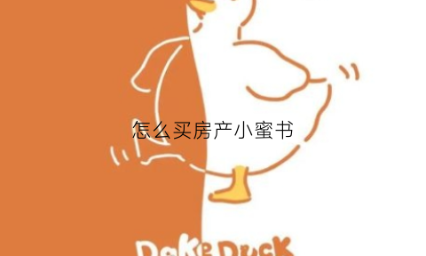 怎么买房产小蜜书(房产小蜜书怎么样)