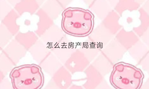 怎么去房产局查询(怎么去房产局查询备案信息)