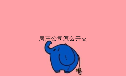 房产公司怎么开支(房产公司账务怎么做)