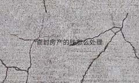 查封房产的钱怎么处理(查封房产的作用)