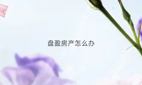 盘盈房产怎么办(盘盈房产按照什么价值入账)