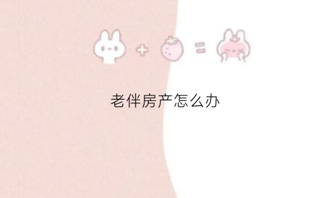 老伴房产怎么办(老伴没了房子怎么卖)