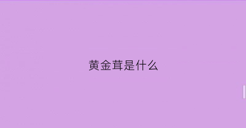 黄金茸是什么