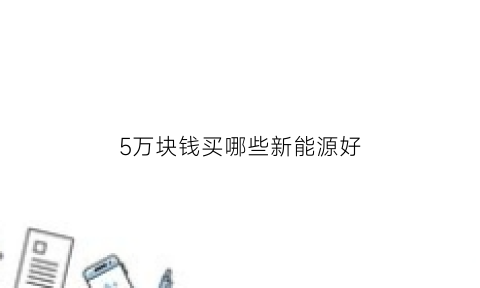 5万块钱买哪些新能源好