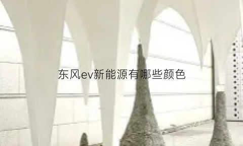 东风ev新能源有哪些颜色(东风新能源ev30)