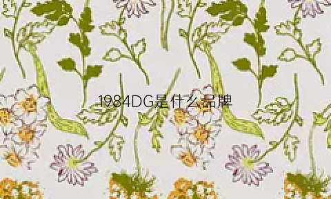 1984DG是什么品牌(衣服上1984是什么意思)