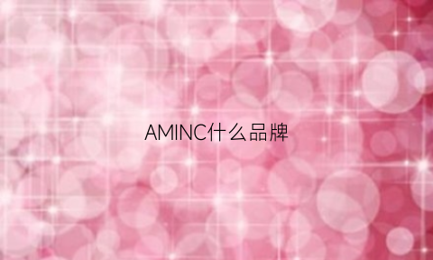 AMINC什么品牌(amn是什么品牌)