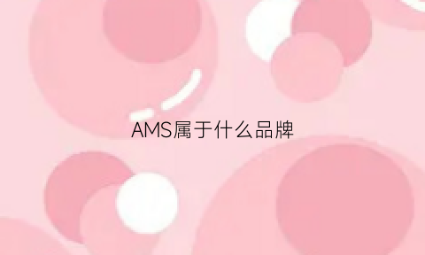 AMS属于什么品牌