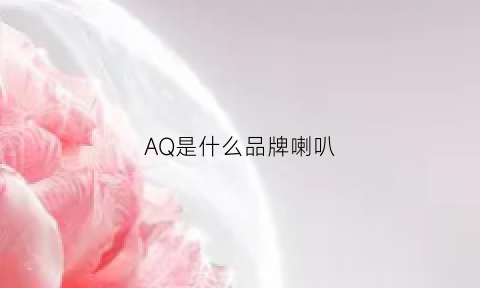 AQ是什么品牌喇叭(aq音响是品牌还是等级)