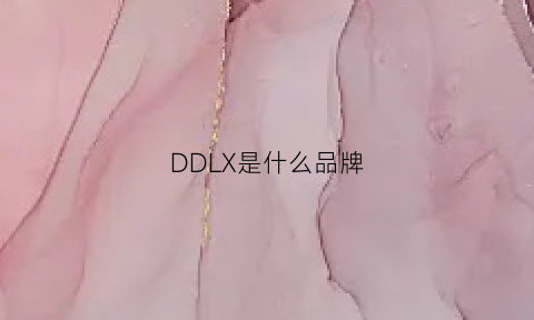 DDLX是什么品牌(dldl是什么牌子)