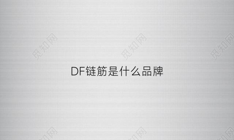 DF链筋是什么品牌