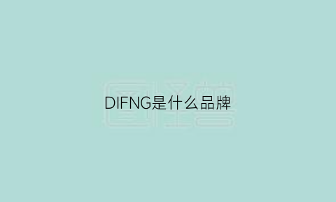 DIFNG是什么品牌