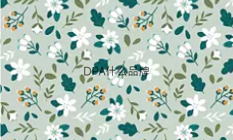 DPA什么品牌(dpa是什么牌子)