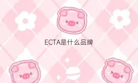 ECTA是什么品牌