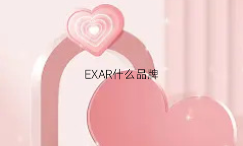 EXAR什么品牌(exjr是什么品牌)