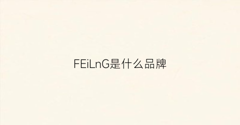 FEiLnG是什么品牌(feilo是什么牌子)