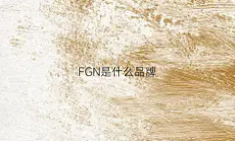 FGN是什么品牌