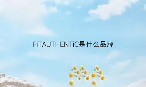 FiTAUTHENTiC是什么品牌