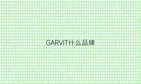 GARVIT什么品牌(gat什么牌子衣服)